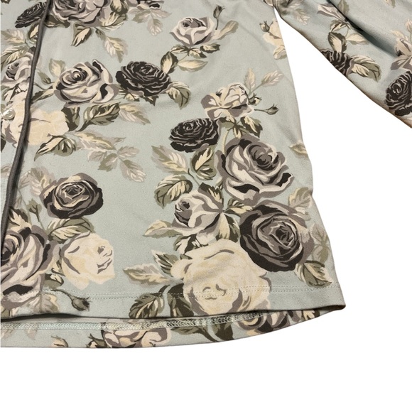 Flora by Flora Nikrooz | 2 Piece Light Blue Floral Pajamas Size Small - Picture 7 of 11